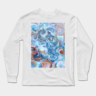 mixed wave Long Sleeve T-Shirt